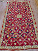 KcPc Premium Georgette Pila Chunri for Traditional Wear AJM