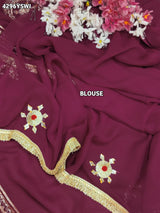 Buy GeorgetteSaree Traditional Stle With Gota Patti Work KcPc 