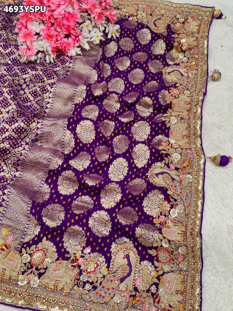 KcPc Premium Georgette Banarasi Festive Wear Sarees   TUF