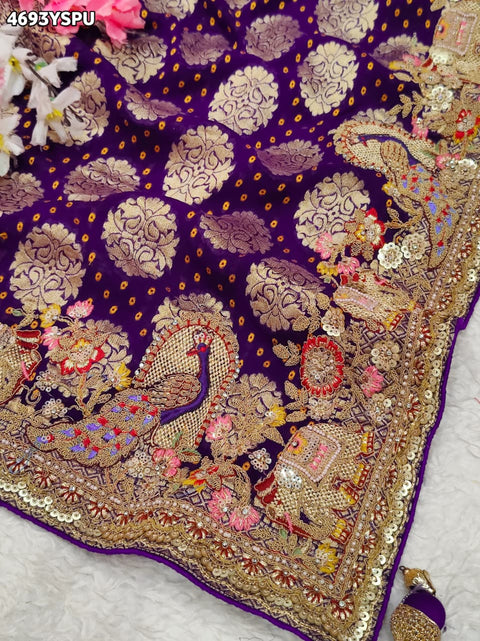 KcPc Premium Georgette Banarasi Festive Wear Sarees   TUF