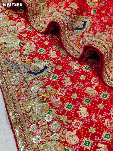 KcPc Luxury Georgette Saree with Heavy Embroidery    TUF