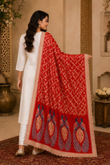 KcPc Designer Banarasi Style Dupatta with Heavy EmbroideryTUF