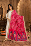 KcPc Traditional Banarasi Dupatta with Rich Bandhani EmbroideryTUF