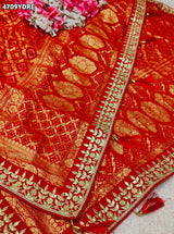 KcPc Royal Khaddi Georgette Embroidered Banarasi DupattaSAS