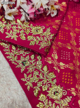 KcPc Premium Ethnic Khaddi Georgette Banarasi Style Dupatta SAS