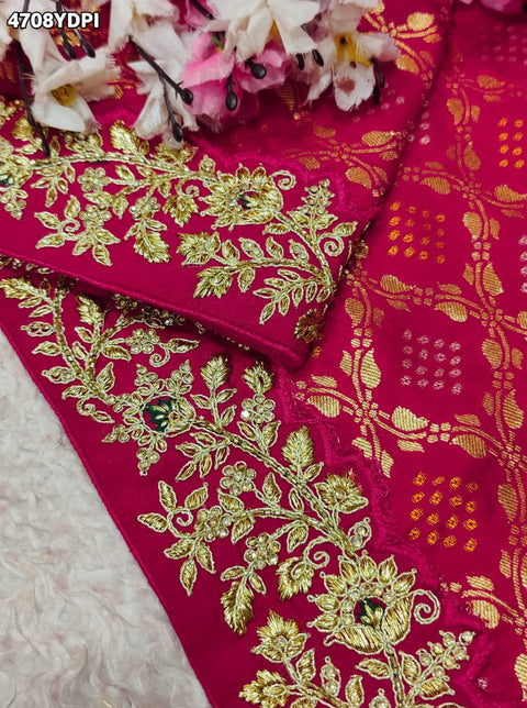 KcPc Premium Ethnic Khaddi Georgette Banarasi Style Dupatta