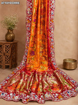 KcPc Khaddi Georgette kalamkari Style Wth Embroidery Work DupattaTUF