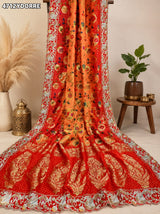 KcPc New Khaddi Georgette Meenakari Style Wth Embroidery Work DupattaTUF