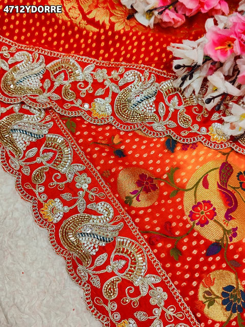 KcPc New Khaddi Georgette Meenakari Style Wth Embroidery Work Dupatta