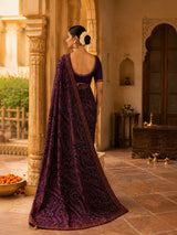 KcPc Premium Kashida Stone Work Sarees for WomenSHD