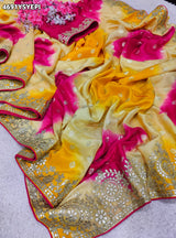 KcPc Luxury Banarasi Tissue Sarees with Gotapatti Work