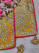 KcPc Luxury Banarasi Tissue Sarees with Gotapatti Work