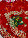 KcPc Georgette Saree with Handcrafted Gotapatti Work KDN