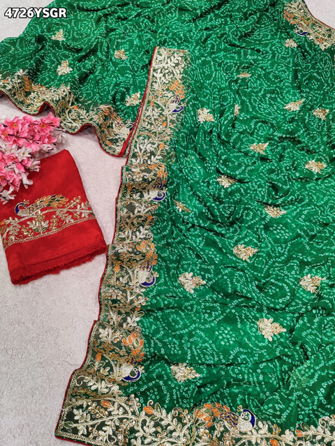 KcPc Premium Bandhani Sarees for Festive Celebrations    KDN