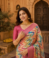 KcPc Premium Tissue Banarasi Festive Wear SareesGAN
