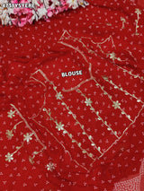 KcPc Georgette Sarees with Traditional GotapattiKDN