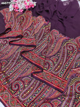KcPc Premium Kashida Stone Work Sarees for WomenSHD