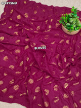 KcPc Premium Chiffon Saree with Cutdana WorkSHCR