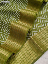 KcPc Luxury Cotton Silk Festive Wear Zig Zag SareeSTL