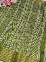 KcPc Luxury Cotton Silk Festive Wear Zig Zag SareeSTL
