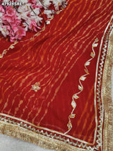 KcPc Royal Georgette Saree with Gotapatti Work MHS