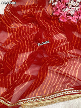 KcPc Royal Georgette Saree with Gotapatti Work MHS