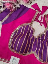 KcPc Premium Cotton Silk Ready to Wear Blouse with Mirror WorkPRD