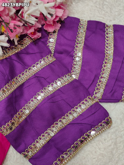 KcPc Premium Cotton Silk Ready to Wear Blouse with Mirror Work  PRD