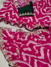 KcPc Latest Leheriya Style Saree Collection for Women