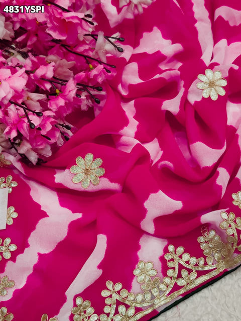 KcPc Latest Leheriya Style Saree Collection for Women