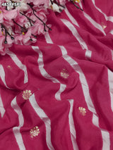 KcPc Traditional Upada Silk Leheriya Saree with Blouse PSP