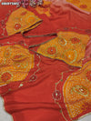 KcPc Premium HO Silk Bandhani Saree with Gotapatti WorkGAN