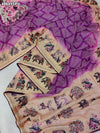 KcPc Traditional Georgette Kalamkari Saree for Women GAN