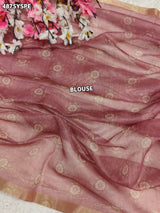 KcPc Traditional Leheriya Cotton Silk Saree with Beautiful Aari Tari WorkSTL