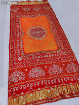 KcPc Pure Gaji Silk Bandhani Dupatta with Gota Patti WorkAMT