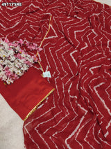 KcPc Beautiful Cotton Silk Zig Zag Saree with Bijiya WorkSRK
