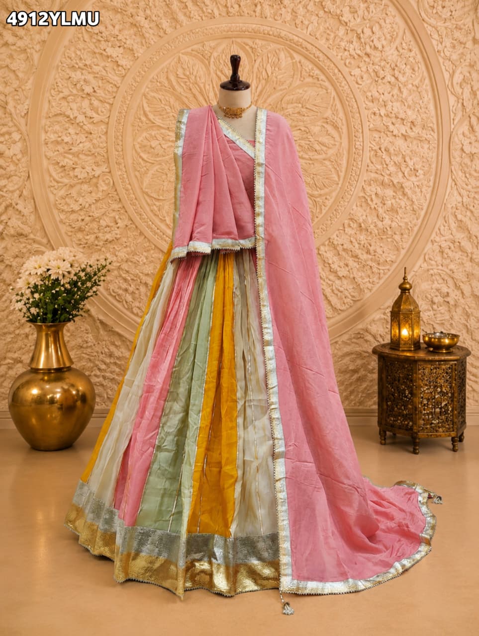 KcPc Upada Silk Designer Lehenga with Gota Work GOURI