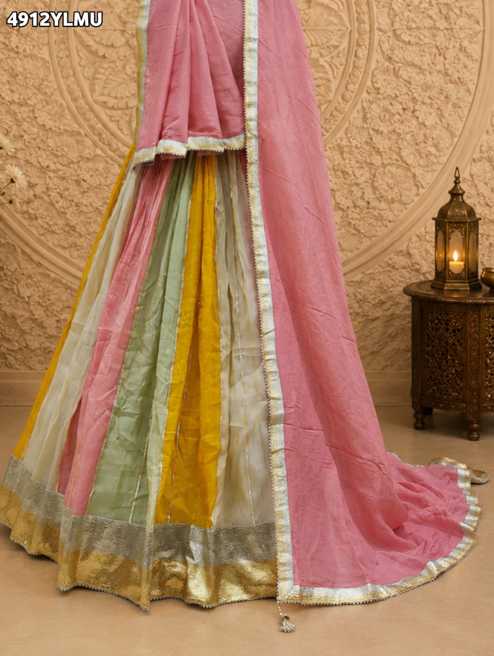 KcPc Upada Silk Designer Lehenga with Gota Work GOURI