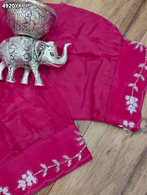 KcPc Chinon Silk Indo Western Lehenga with Cutdana Work  MLML