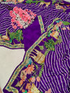 KcPc Traditional Kalamkari Pure Silk Saree with Thread WorkBRC