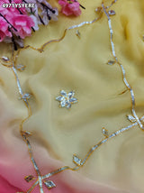 KcPc Traditional Georgette Saree with Beautiful Gotapatti Work MHS
