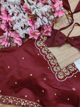 KcPc Designer Cotton Silk Ready To Wear Blouse with Tari WorkPRD