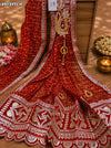 KcPc Georgette Pila Chunri with Beautiful Embroidery Work