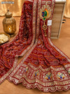 KcPc Stylish Georgette Pila Chunri with Traditional Embroidery Work
