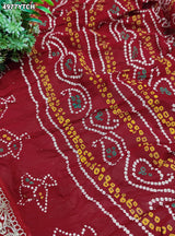KcPc Stylish Georgette Pila Chunri with Traditional Embroidery Work
