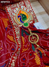 KcPc Premium Georgette Pila Chunri for Festive Occasions