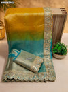 KcPc Elegant Tissue Silk Saree with Designer Diamond Stone WorkNDA