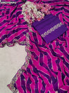 KcPc Festive Georgette Leheriya Saree with Peturn Work SWA