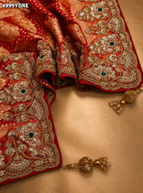 KcPc Designer Georgette Banarasi Dupatta with Heavy Embroidery Work