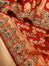 KcPc Designer Georgette Banarasi Dupatta with Heavy Embroidery Work